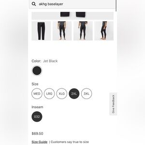 Duluth Trading Co Alaskan Hardgear Alopex base layer pants